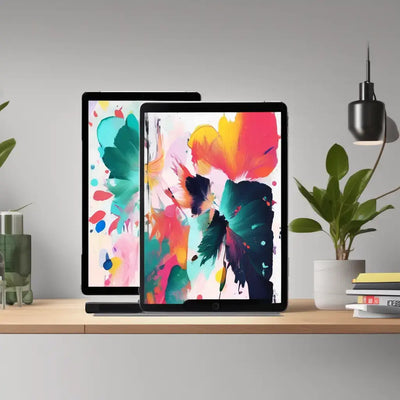 Apple iPad Pro 11-inch Review: Unveiling Prices, and Exclusive Deals on colorful iPads displayed on a stylish shelf.