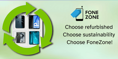 Fonezone refurbished sustainable gadgets - Fonezone.ae