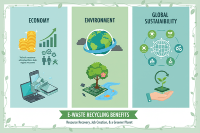 E-waste Recycling Benefits - Fonezone.ae