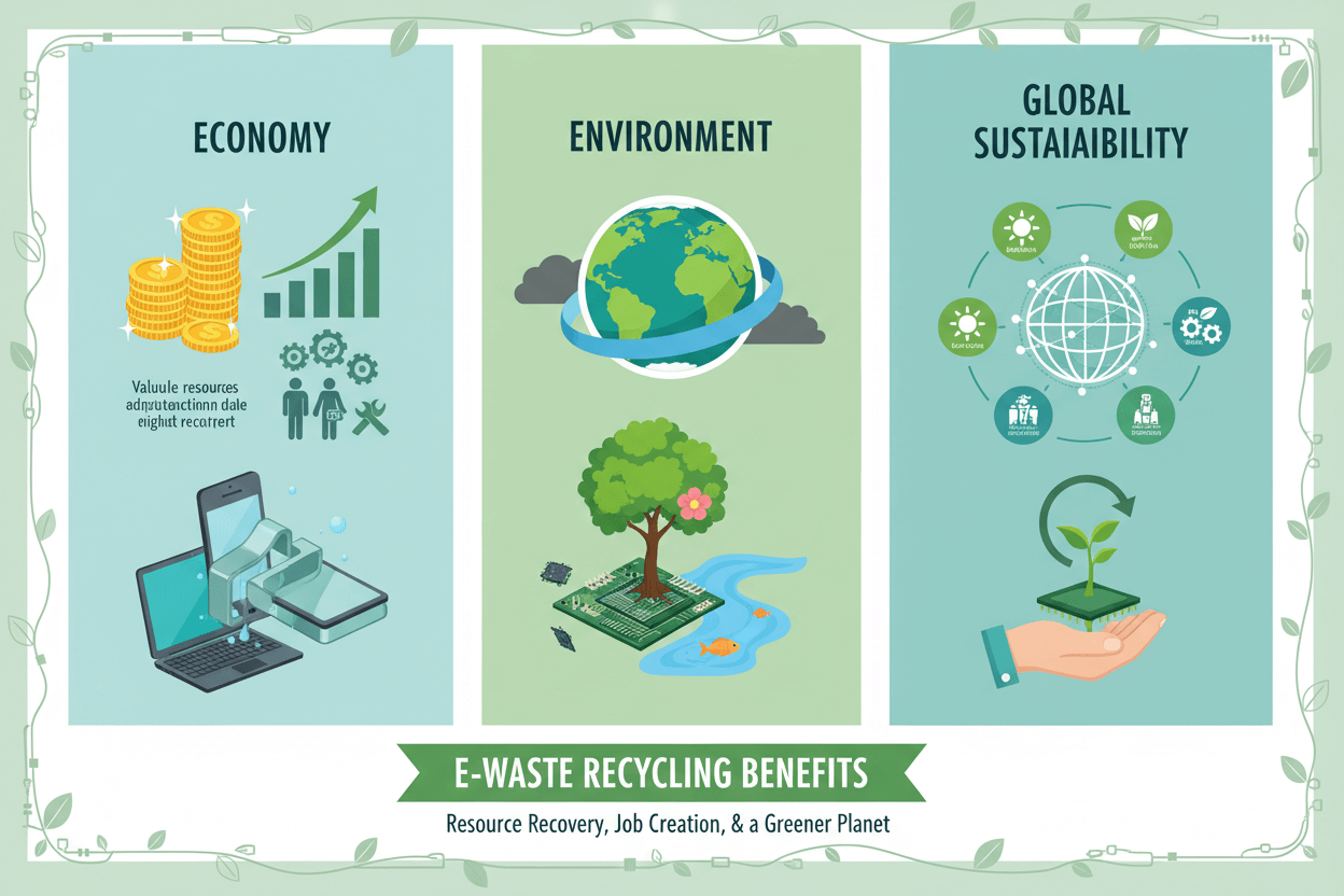 E-waste Recycling Benefits - Fonezone.ae