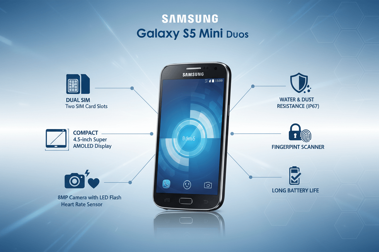 Samsung Galaxy S5 Mini Duos - Fonezone.ae