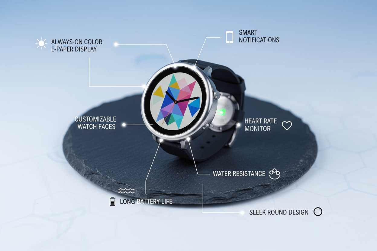 Pebble Round 2 Smartwatch - Fonezone.ae