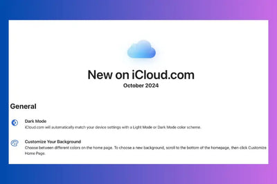 Apple Updates iCloud Website With Dark Mode Support and Other New Features - Fonezone.ae
