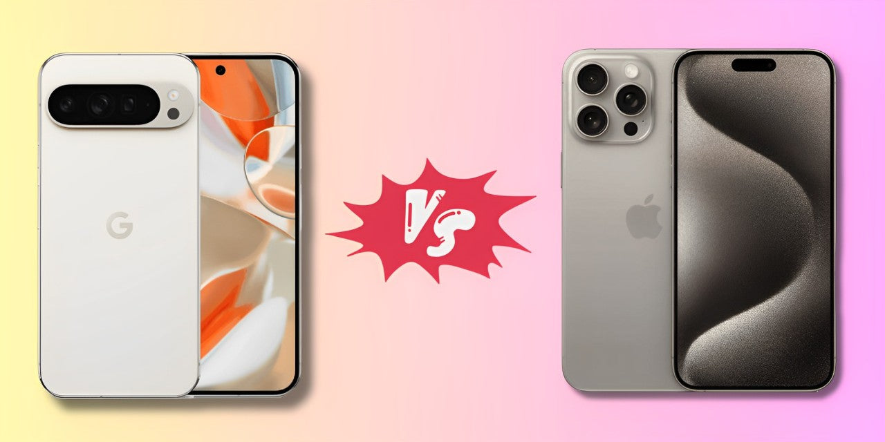 Google Pixel 9 Pro vs. iPhone 15 Pro Max - Fonezone.ae