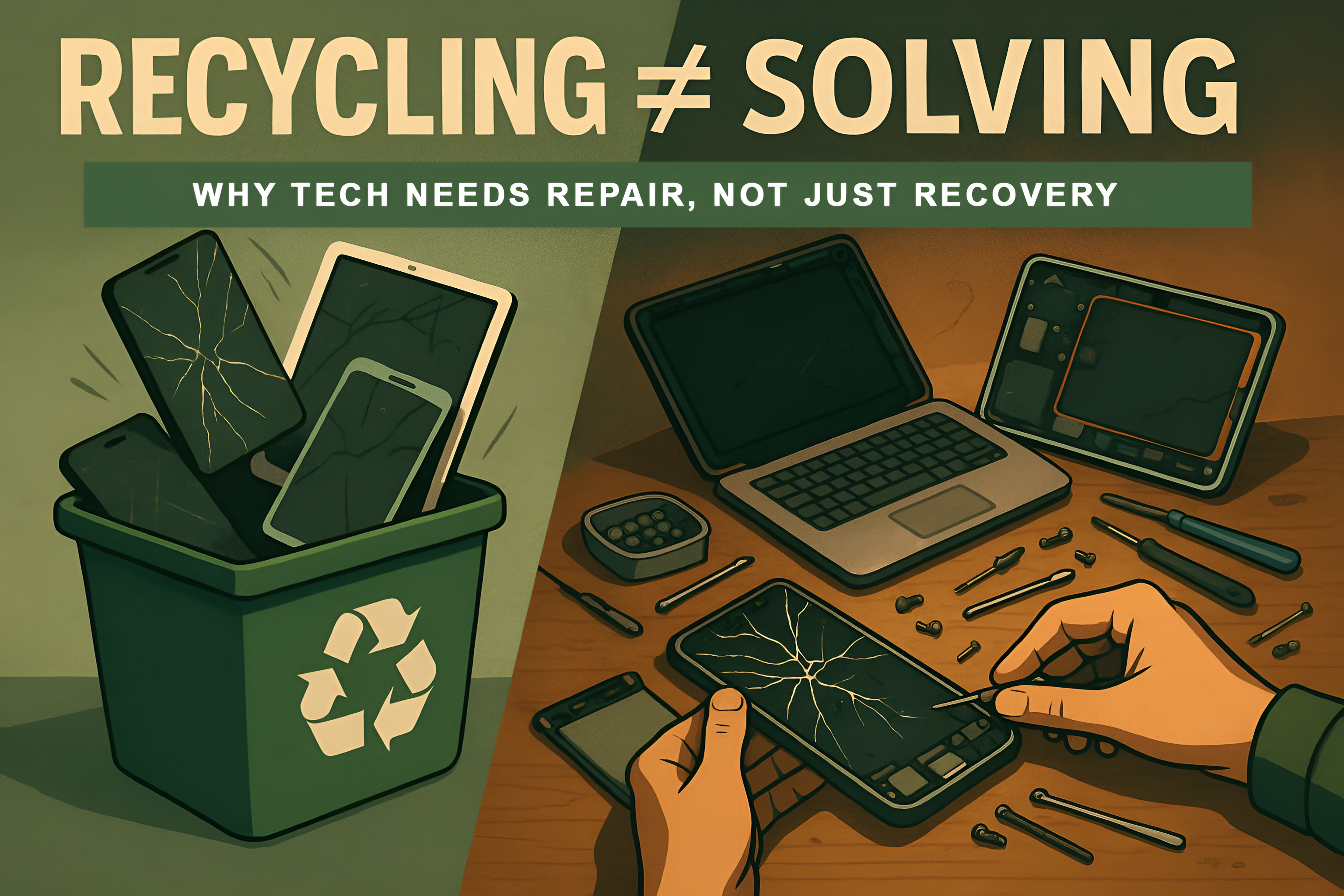 Recycling is good, but repair is better - Fonezone.ae