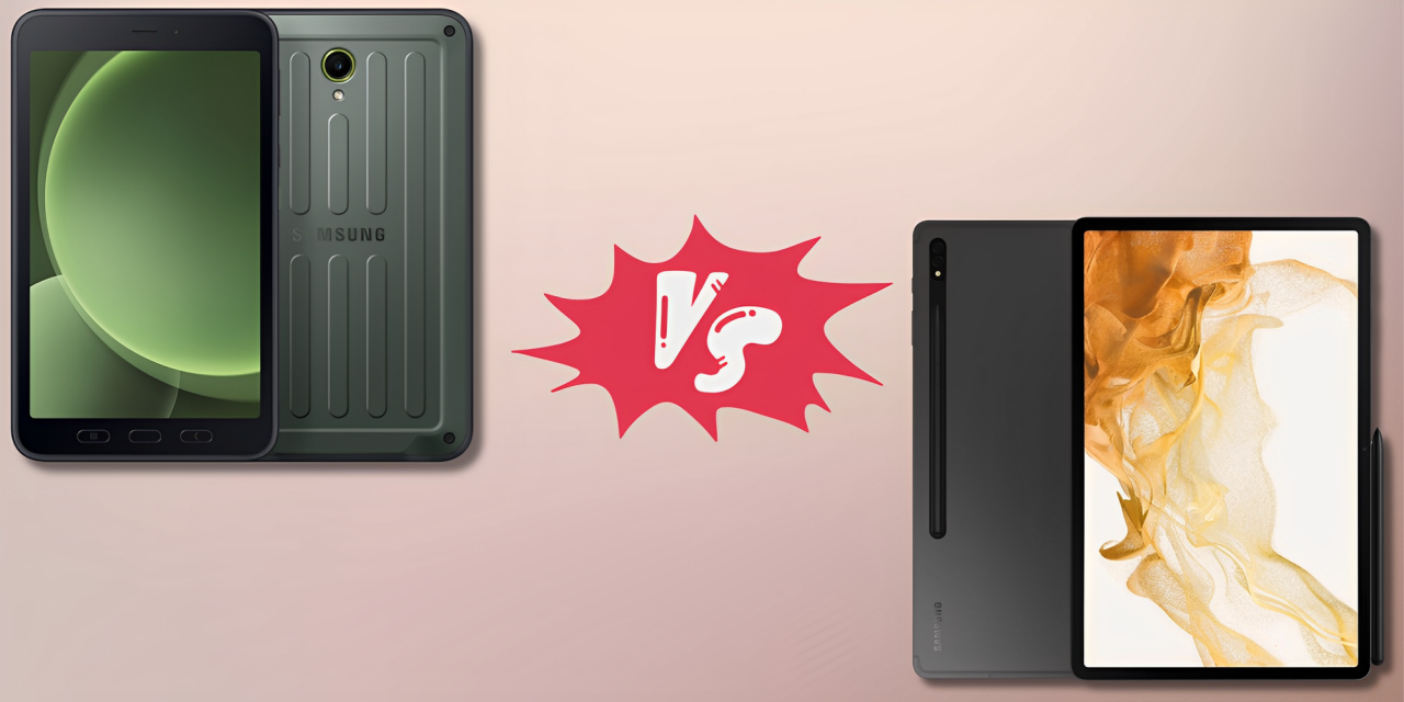 Samsung Galaxy Tab Active5 vs. Tab S8 - Fonezone.ae