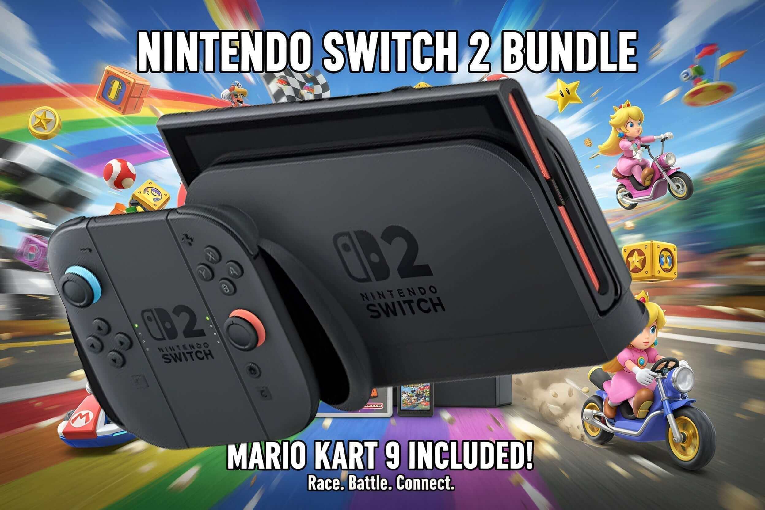 Switch 2 Mario Kart Bundle - Fonezone.ae
