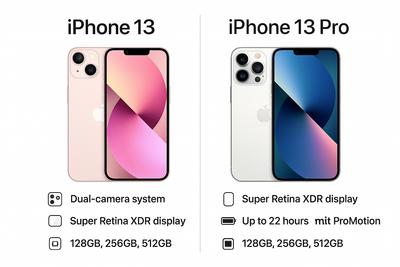 Apple iPhone 13 vs iPhone 13 Pro - Fonezone.ae