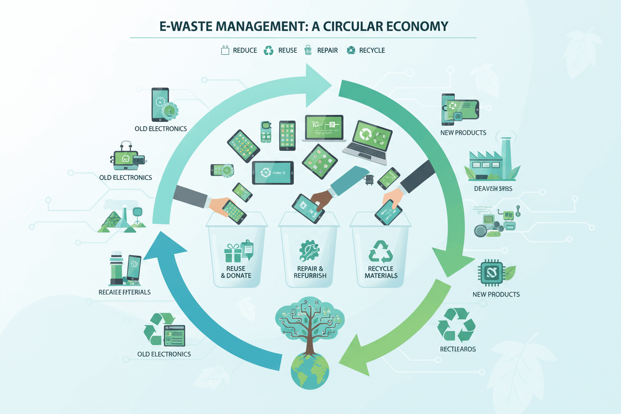 E-waste Management Practices for Sustainability - Fonezone.ae