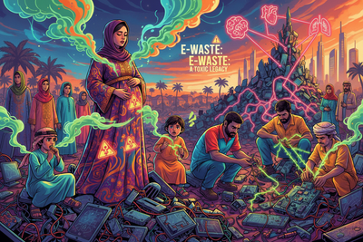 e-waste pollution silently damages human health - Fonezone.ae