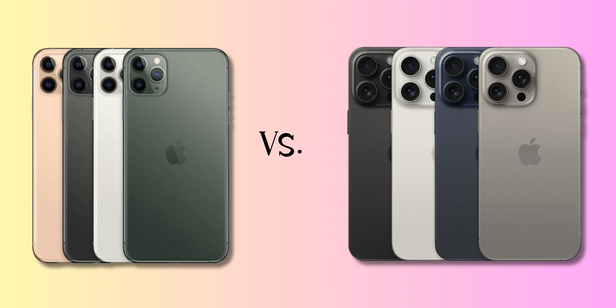 iPhone 11 Pro Max vs. iPhone 15 Pro Max - Fonezone.ae