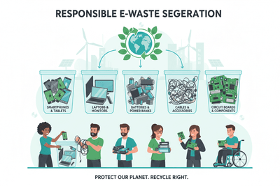 Proper E-waste Segregation - Fonezone.ae