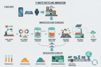 Innovative technologies transforming today’s e-waste recycling process