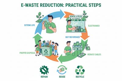 Smart Ways to Reduce E-Waste - Fonezone.ae