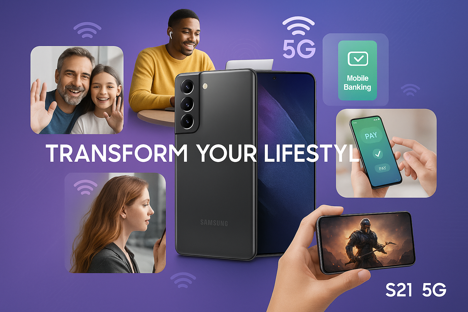 Transform Your Lifestyle Using Samsung Galaxy S21 5G