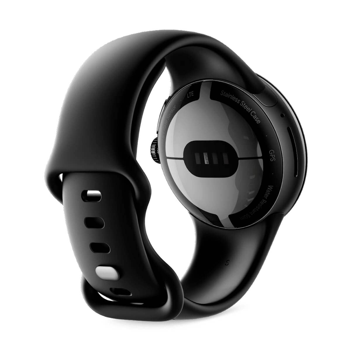 Google Pixel Watch - Android Smart Watch with Activity Tracking - Smart Watch with Heart Rate Tracker - Stainless Steel Case in Matte Black with Obsidian Sports Strap, LTE