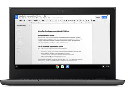 Lenovo 2022 100E 11.6" HD Rugged&Spill Resistant Chromebook 2ND Gen Laptop, MT8173 CPU, 4GB LPDDR3 RAM, 32GB eMMC TLC SSD, 720P HD Camera, Black, Chrome OS