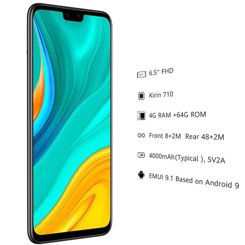 Huawei Y8s 128GB,6GB Ram Midnight Black