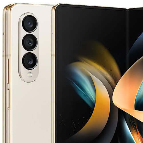 Buy now Samsung Galaxy Z Fold4 Mobile Phone 256GB Beige at Fonezone.ae