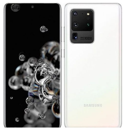 Samsung Galaxy S20 Ultra 128GB 12GB RAM 5G Dual Sim Cloud White