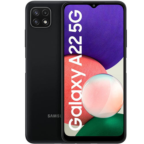 Samsung Galaxy A22 5G Dual SIM, 64GB, 4GB RAM, Gray UAE Version Brand New