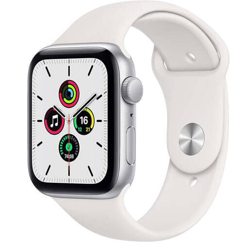 Buy Apple Watch SE GPS, 44mm Silver White in Dubai, UAE