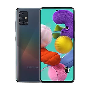 Samsung Galaxy A51 64GB 4GB RAM Prism Single SIM Crush Black in UAE