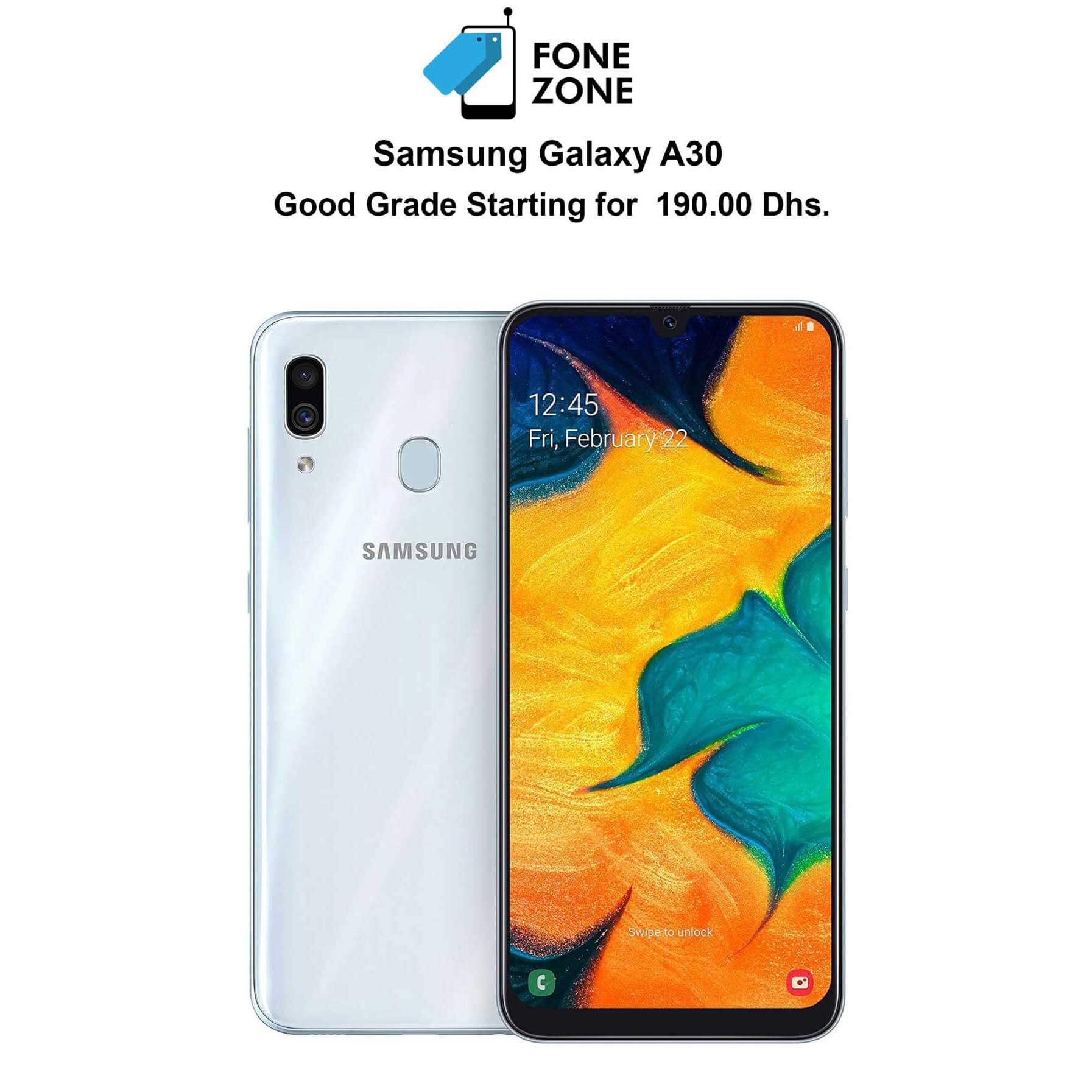 Samsung Galaxy A30 at Lowest Price only on Fonezone.ae
