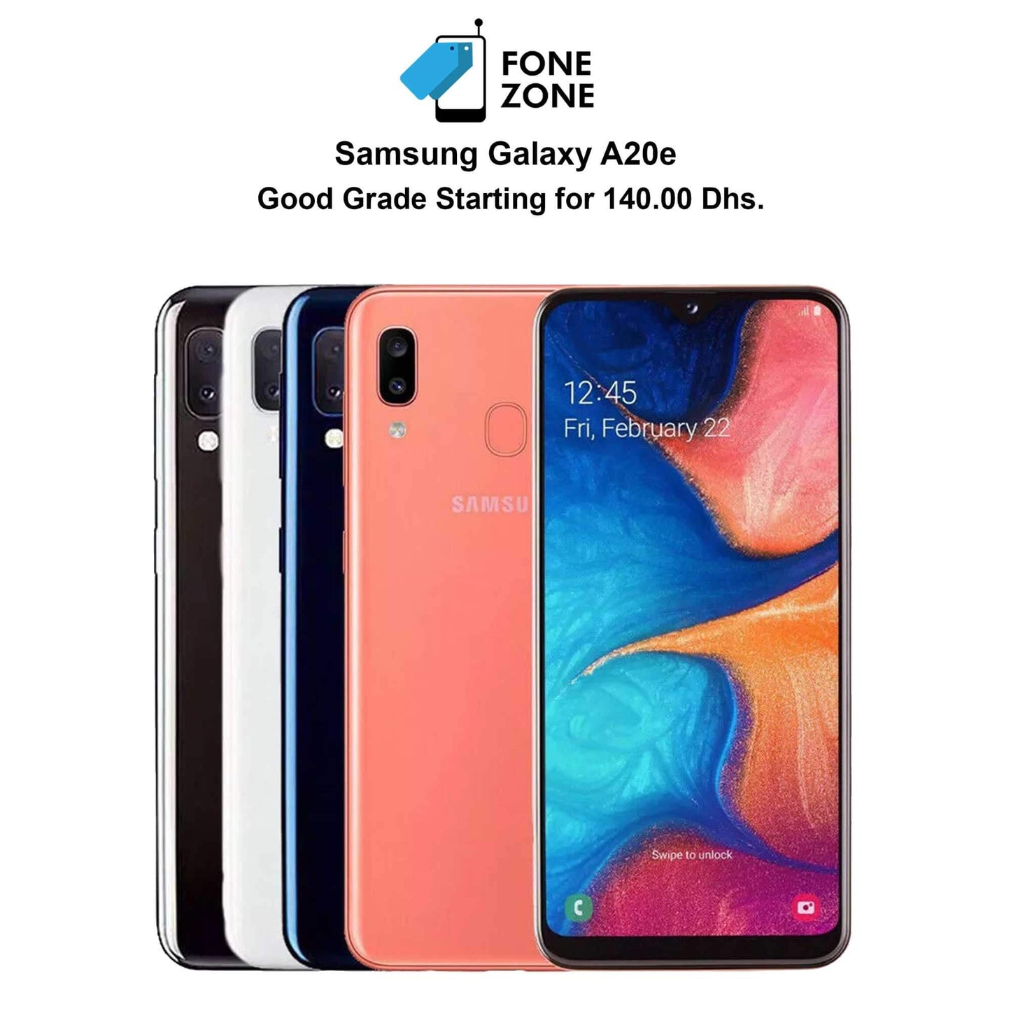 Samsung Galaxy A20e - At Fonezone.ae

