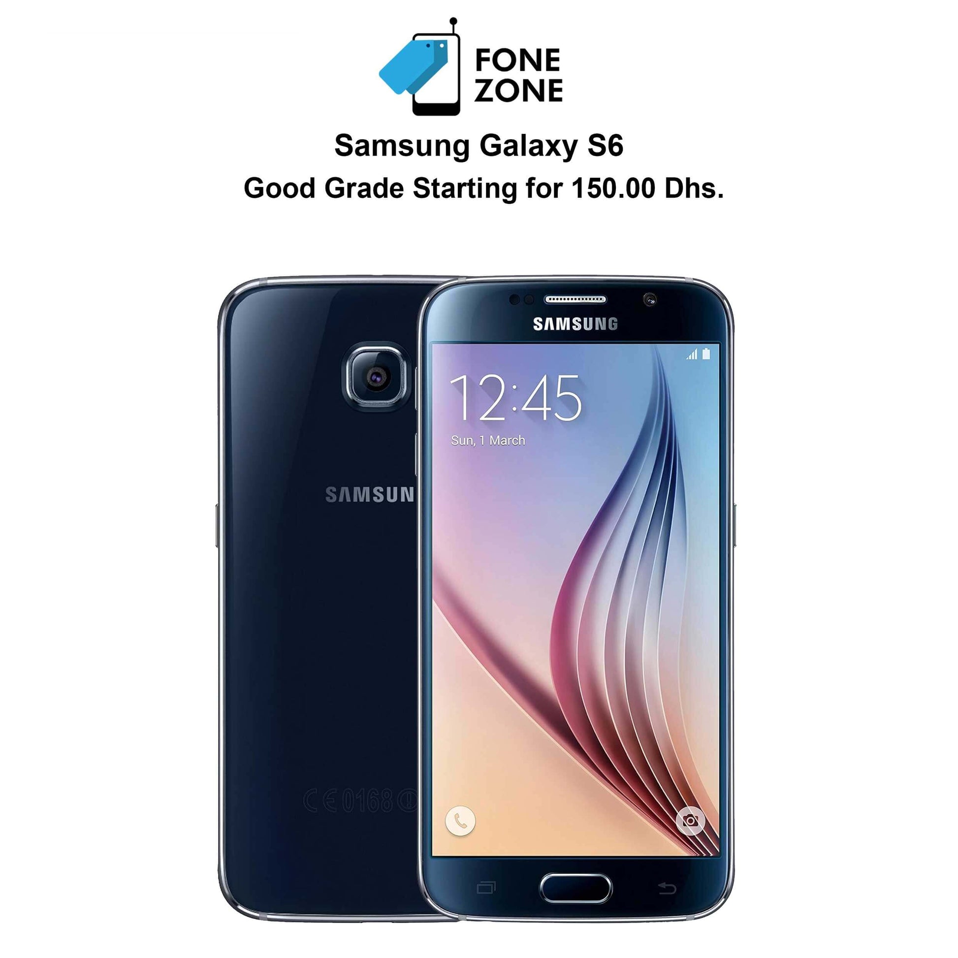 Samsung Galaxy S6 Black Sapphire - Fonezone.ae