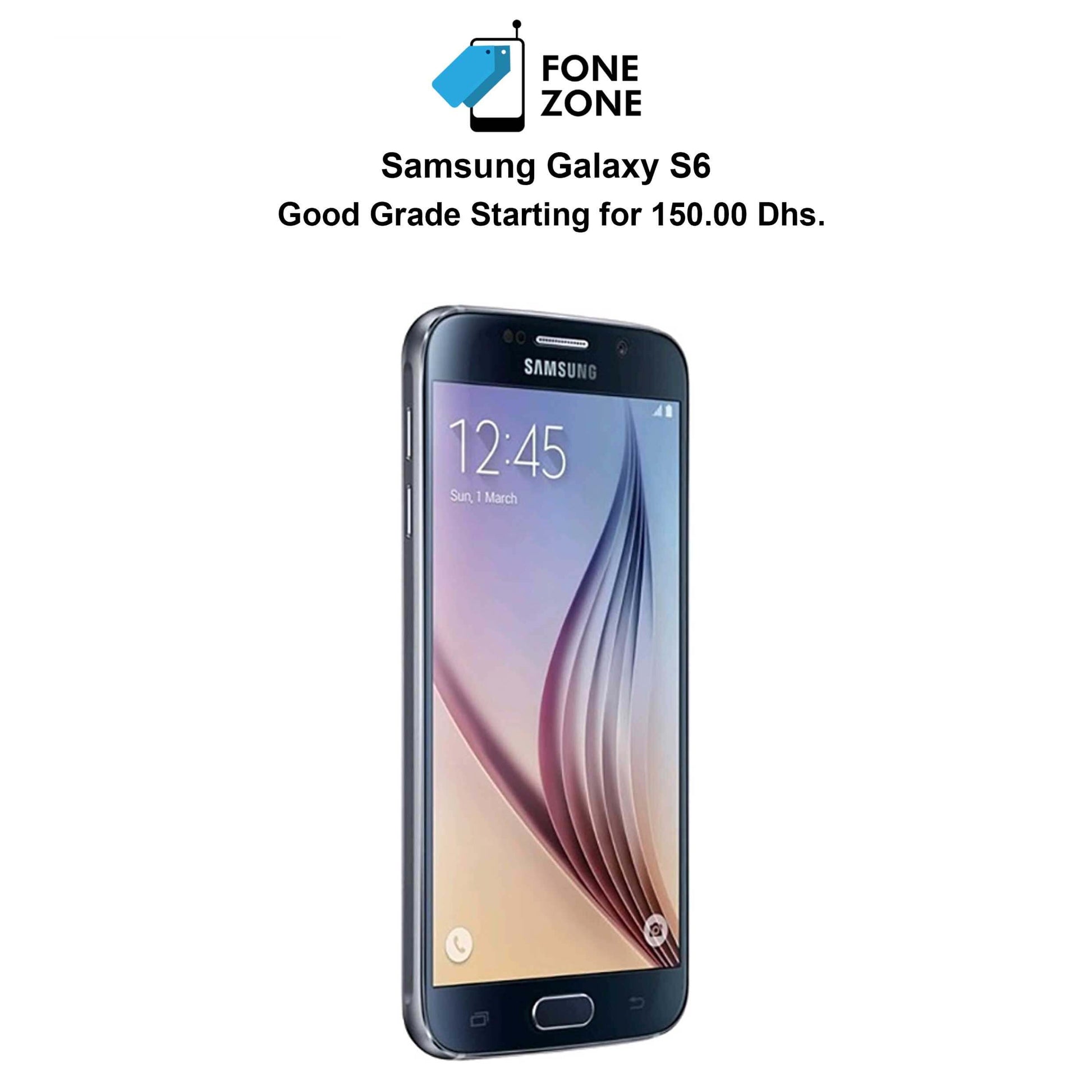 Purchase now Samsung Galaxy S6  (Black Sapphire) in Dubai