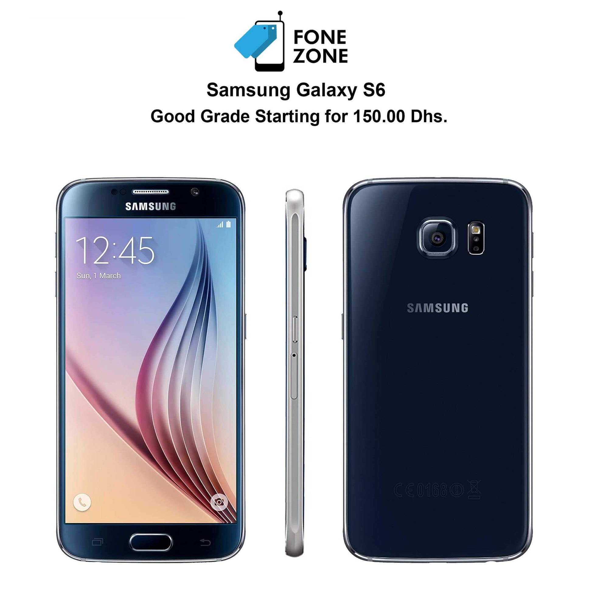 Grab Samsung Galaxy S6 Black Sapphire in UAE
