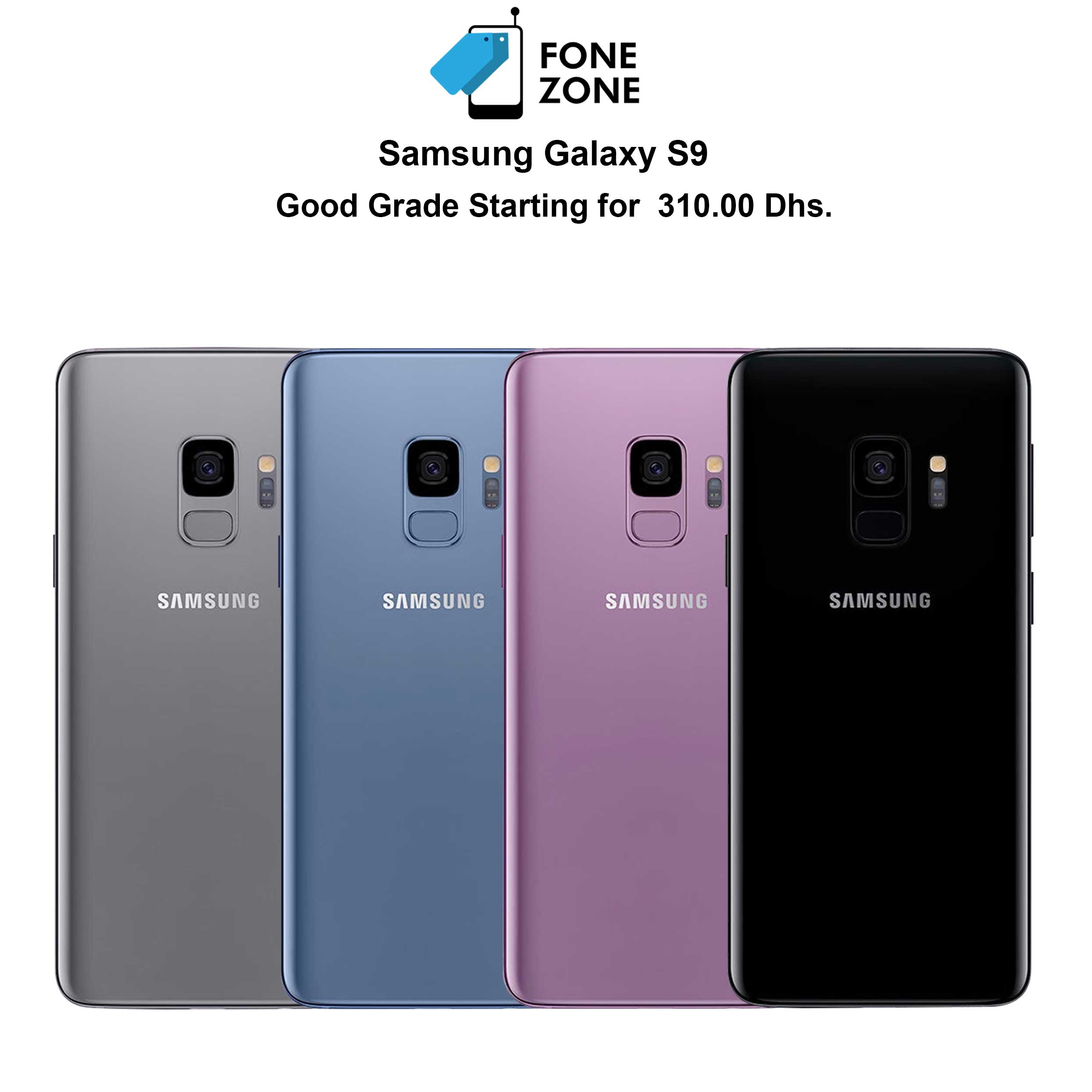 Samsung Galaxy S9 64GB 4GB Ram Single sim Midnight Black – Fonezone.ae