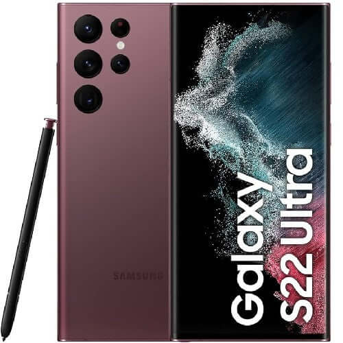 Samsung Galaxy S22 Ultra 128GB 8GB RAM Burgundy