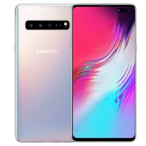 Samsung Galaxy S10 5G  128GB 6GB Ram Single Sim Crown Silver