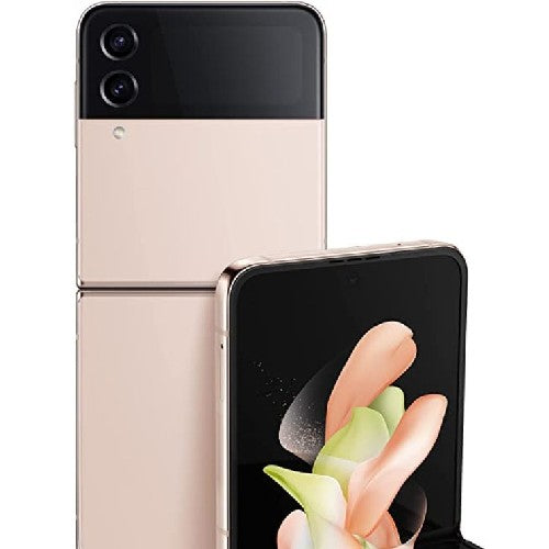 Shop - Samsung Galaxy Z Flip4 Pink Gold 256GB 12GB RAM single sim at Fonezone.ae