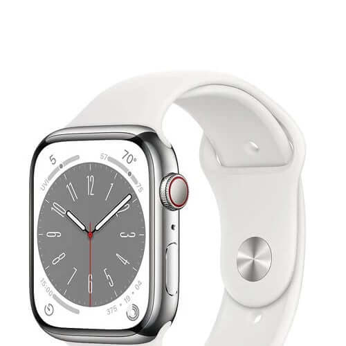 Apple Watch Series 8 GPS 45mm Silver Stainless Steel Case in UAE