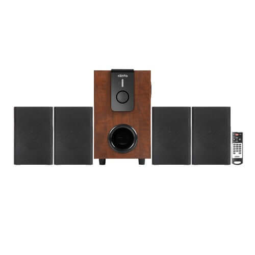 Elista Pearl 4.1 Channel Multimedia Speaker with Bluetooth/USB/FM/Aux  in UAE