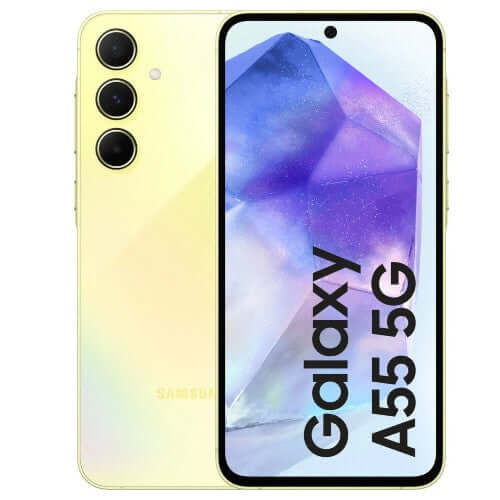 Samsung Galaxy A55 8GB Ram 128GB Lemon, in Dubai