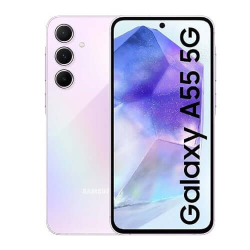 Samsung Galaxy A55 8GB Ram, 256GB Lilac - At Fonezone.ae