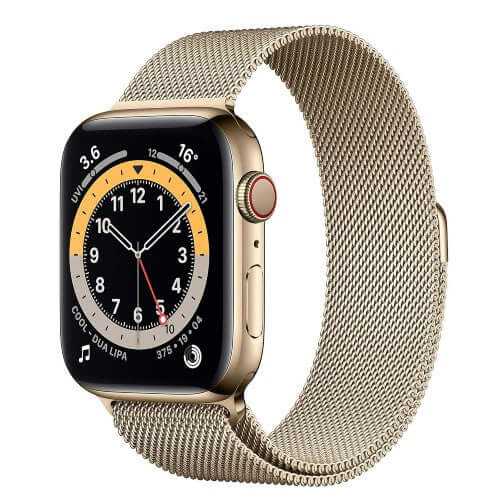 Apple Watch Series 6 GPS, 44mm Gold | Fonezone.ae