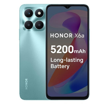 HonorX 6A 4GBRam 128GB Cyan lake Brand new