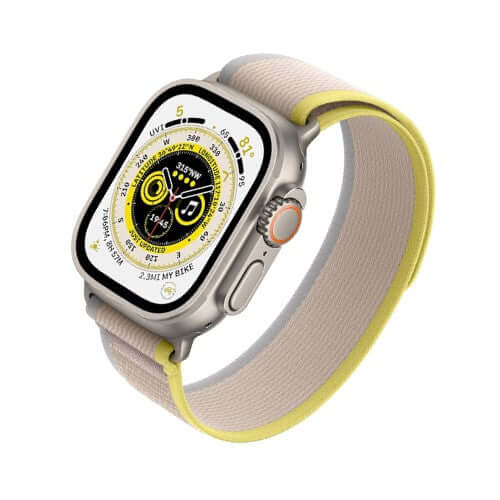 Apple Watch Ultra GPS + Cellular 49mm Yellow-Beige Trail Loop | Fonezone.ae