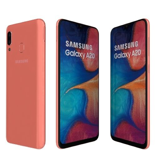 Samsung Galaxy A20 32GB 3GB Ram Single Sim Coral Orange at Best Price