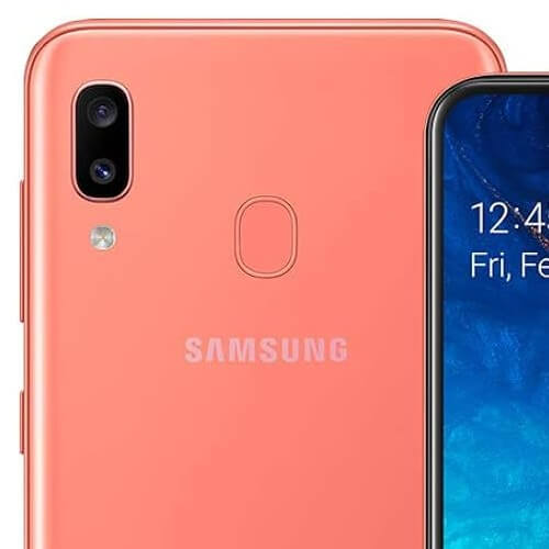 Samsung Galaxy A20 32GB 3GB Ram Single Sim Coral Orange at Dubai, UAE