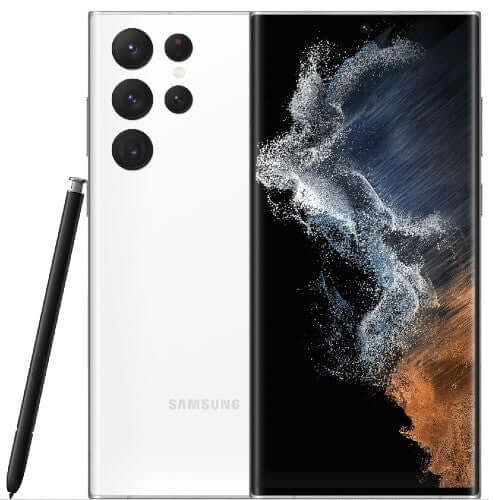 Buy now Samsung Galaxy S22 Ultra 512GB 12GB RAM Dual Sim White in UAE