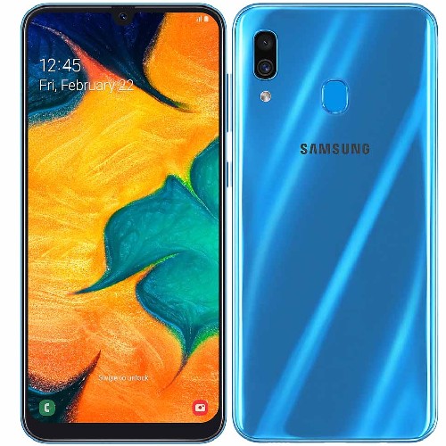 Samsung Galaxy A30 4GB RAM 64GB single sim Blue in UAE
