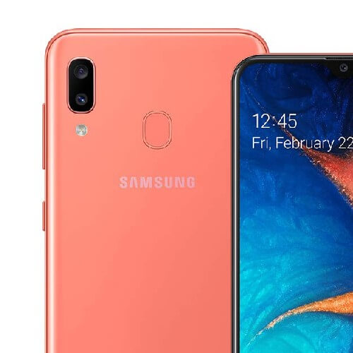 Samsung Galaxy A20 32GB Single Sim Coral Orange