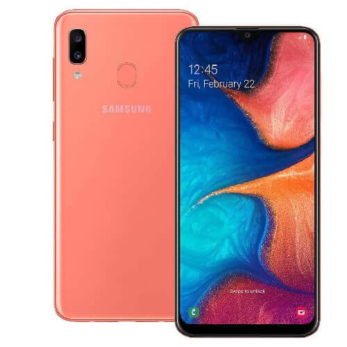 Samsung Galaxy A20 32GB Single Sim Coral Orange