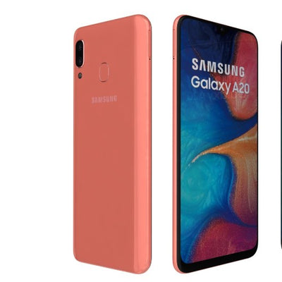Samsung Galaxy  A20 32GB 3GB Ram Single Sim Coral Orange